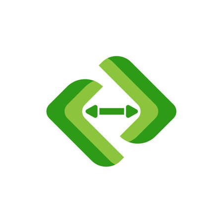 Logistic logo express template icon illustration design