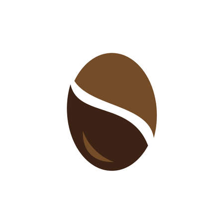 coffee been logo icon illustration designのイラスト素材