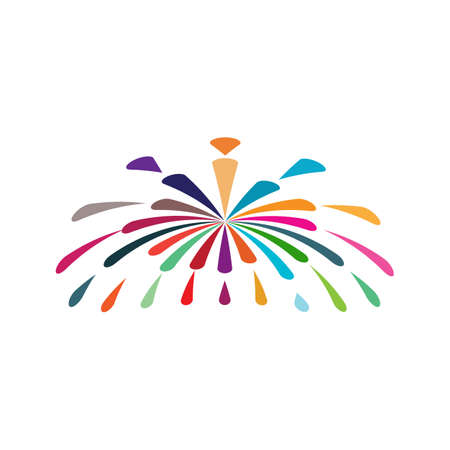 fireworks logo vector template designのイラスト素材