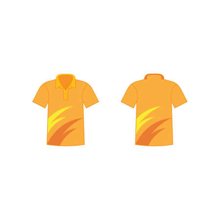 Tshirt mock up vector illustration designのイラスト素材