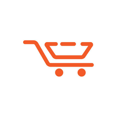 Supermarket shop logo bag vector icon illustrationのイラスト素材