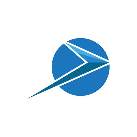 faster arrow business logo vector illustration modernのイラスト素材