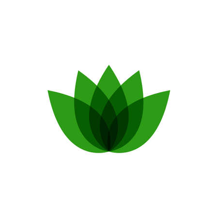 Green leaf logo ecology nature element vector iconのイラスト素材