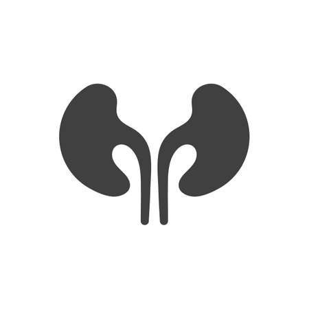 Kidney healthy logo vector icon  illustration designのイラスト素材