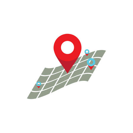 Location point Logo vector template Illustration design