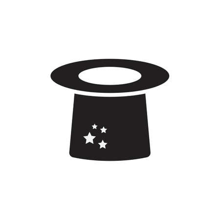 Magic hat logo vector icon  illustration designのイラスト素材