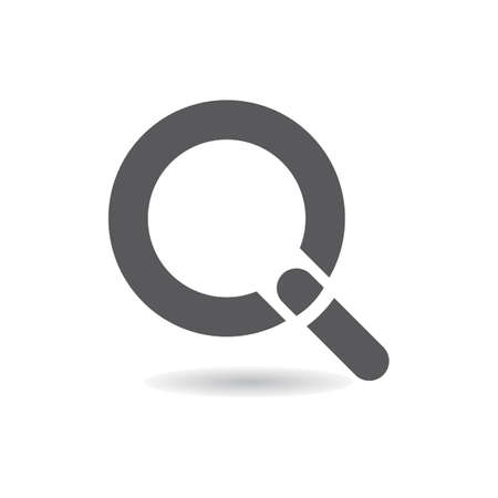 search logo vector template illustration designのイラスト素材