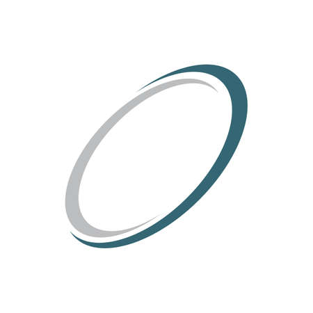 swoosh professional abstract logo vector illustration designのイラスト素材