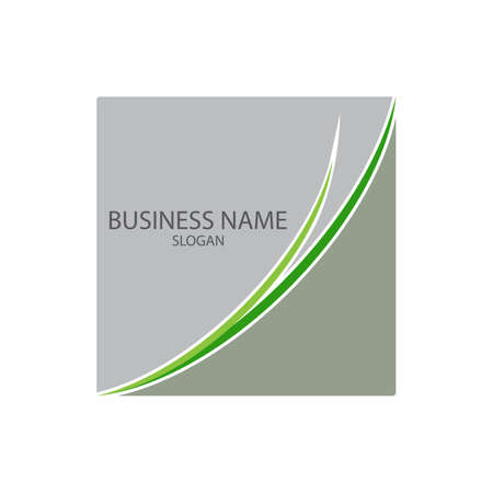 swoosh professional abstract logo vector illustration designのイラスト素材