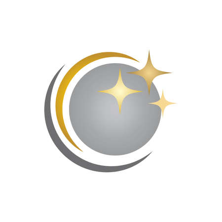 Star Logo Template vector icon illustration designのイラスト素材