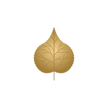 oak leaf background vector design templateのイラスト素材