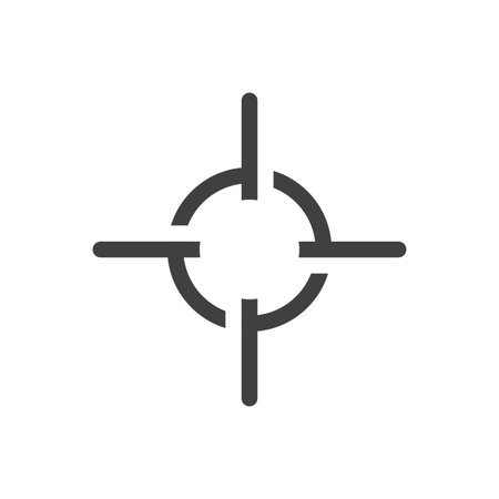 Target icon vector ilustration templateのイラスト素材