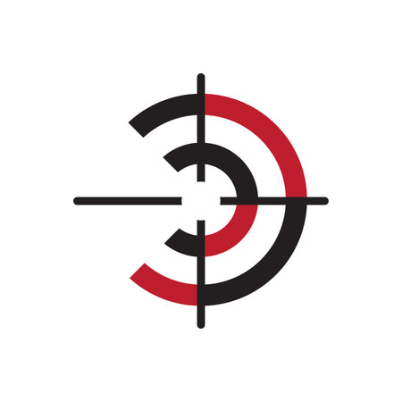 Target icon vector ilustration templateのイラスト素材