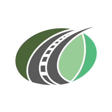 way logo vector template illustrationのイラスト素材