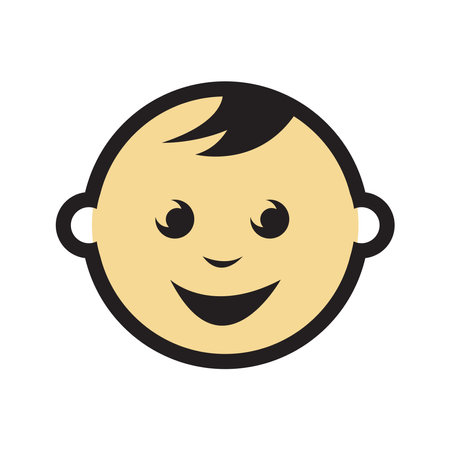 Baby logo vector icon templatedesignのイラスト素材