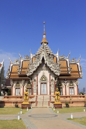 Thai temple and nice sky の写真素材