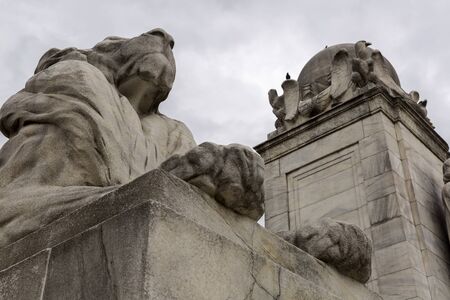 Christopher Columbus Memorial Fountain in Washington DCの写真素材