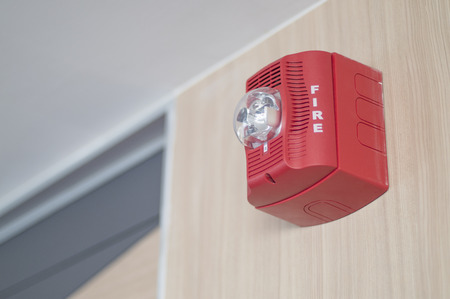 Fire alarm notification applianceの写真素材