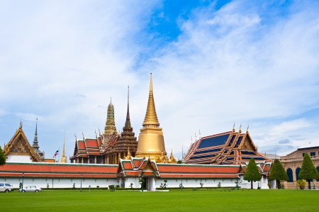 Wat Prakeaw in Bangkok, Thailandの写真素材