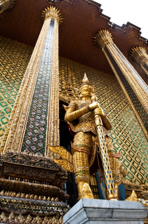 Golden guard in Royal palace のeditorial素材