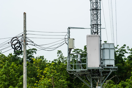 Communication cabinetの写真素材