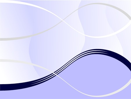 blue business card templateのイラスト素材