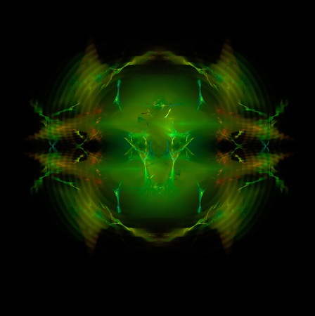 Abstract symmetrical fractal background