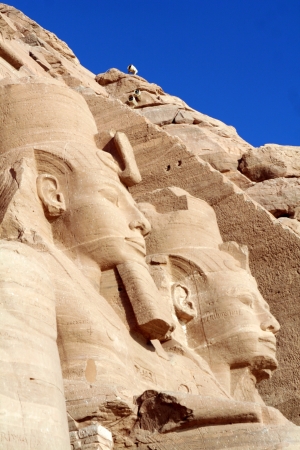 Abu Simbel in Egyptの写真素材