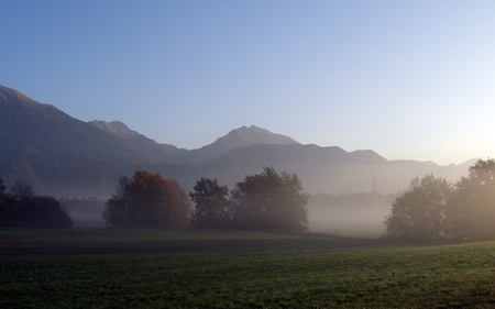 Sunrise at the countryside   の写真素材