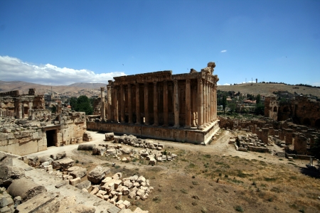 Balbek tempel in Lebanonの写真素材