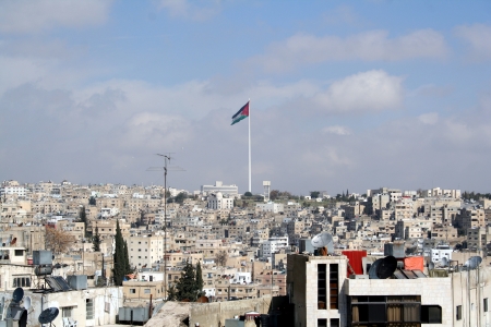 PANORAMA OF AMMAN, JORDANのeditorial素材