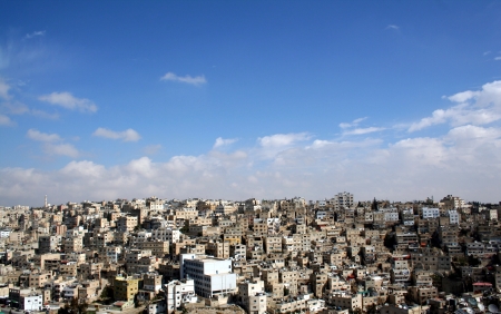 PANORAMA OF AMMAN, JORDANのeditorial素材