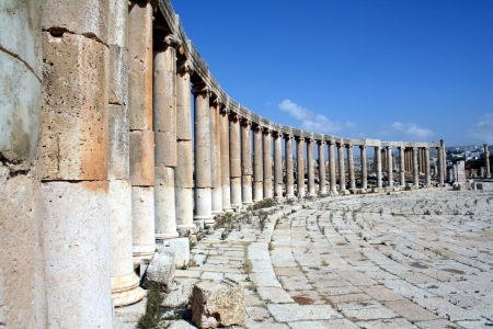 Jerash, ancient Roman cityの写真素材
