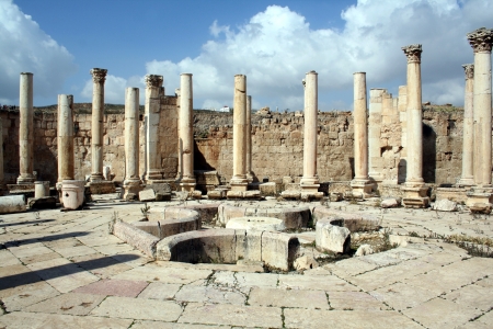 Jerash, ancient Roman cityの写真素材