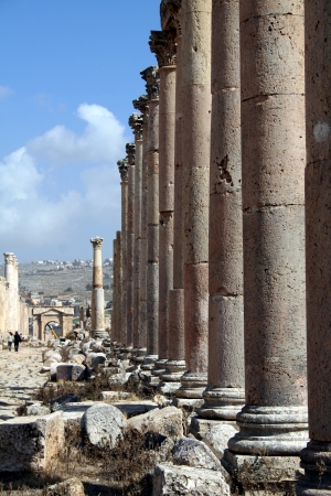 Jerash, ancient Roman cityの写真素材