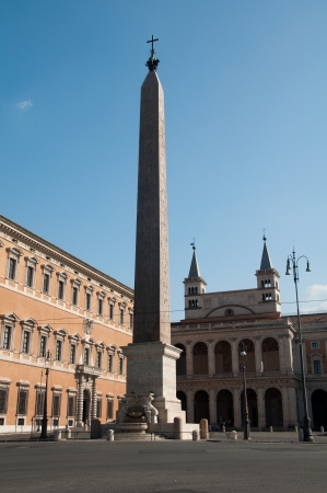 Obelisk in romeの写真素材