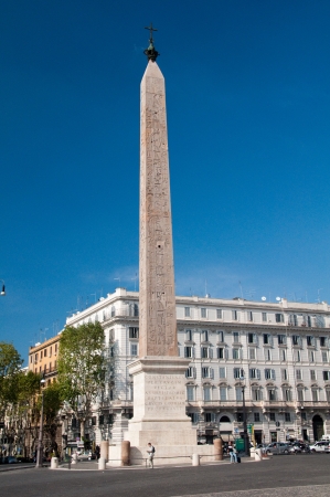 Obelisk in romeの写真素材