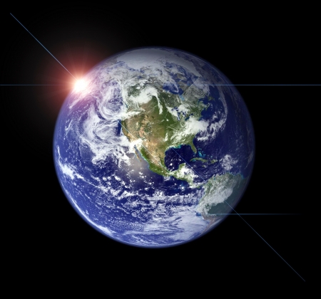 Planet earthの写真素材