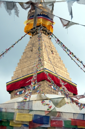 Bodhnath stuba in kathmandu nepalの写真素材
