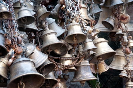 Buddhist bellsの写真素材