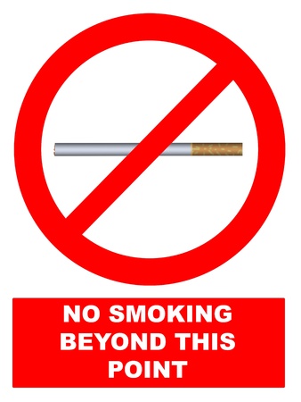 No smokingの写真素材