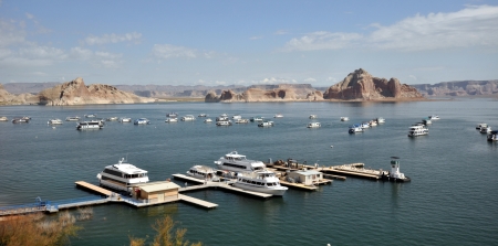 Lake Mead near Hoover Dam in Nevadaのeditorial素材