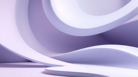 Abstract architecture background, 3d render illustration. Computer digital drawing.の写真素材