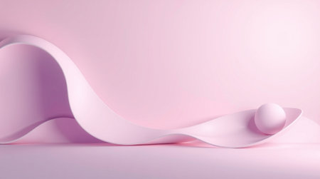 3d render of abstract background. Minimal scene with geometrical forms. Pastel colors.の写真素材