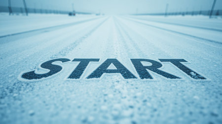 Street Sign the Direction Way to Start versus Start. Business Concept.の写真素材