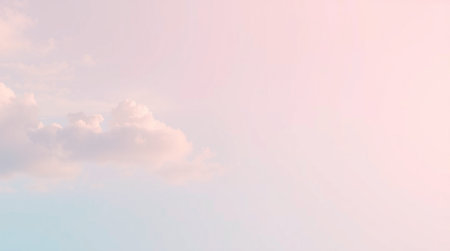 Sky and cloud background with a pastel colored, soft cloudy is gradient pastelの写真素材