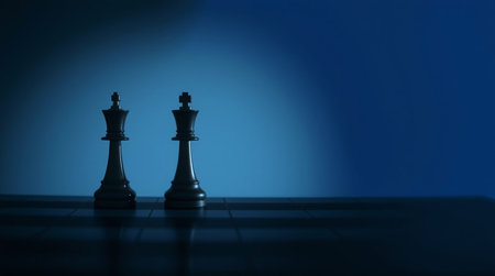 Chess business concept of business ideas and competition and strategy ideas concepの写真素材