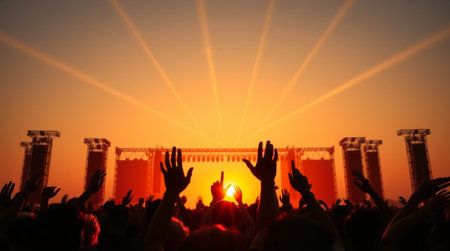 Vinyl record on a wooden table. Retro style toned imageの写真素材