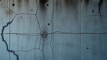 Old wooden background or texture. Cracked paint on old wood.の写真素材