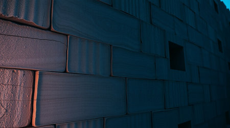 Brick wall background. 3d rendering, 3d illustration.の写真素材